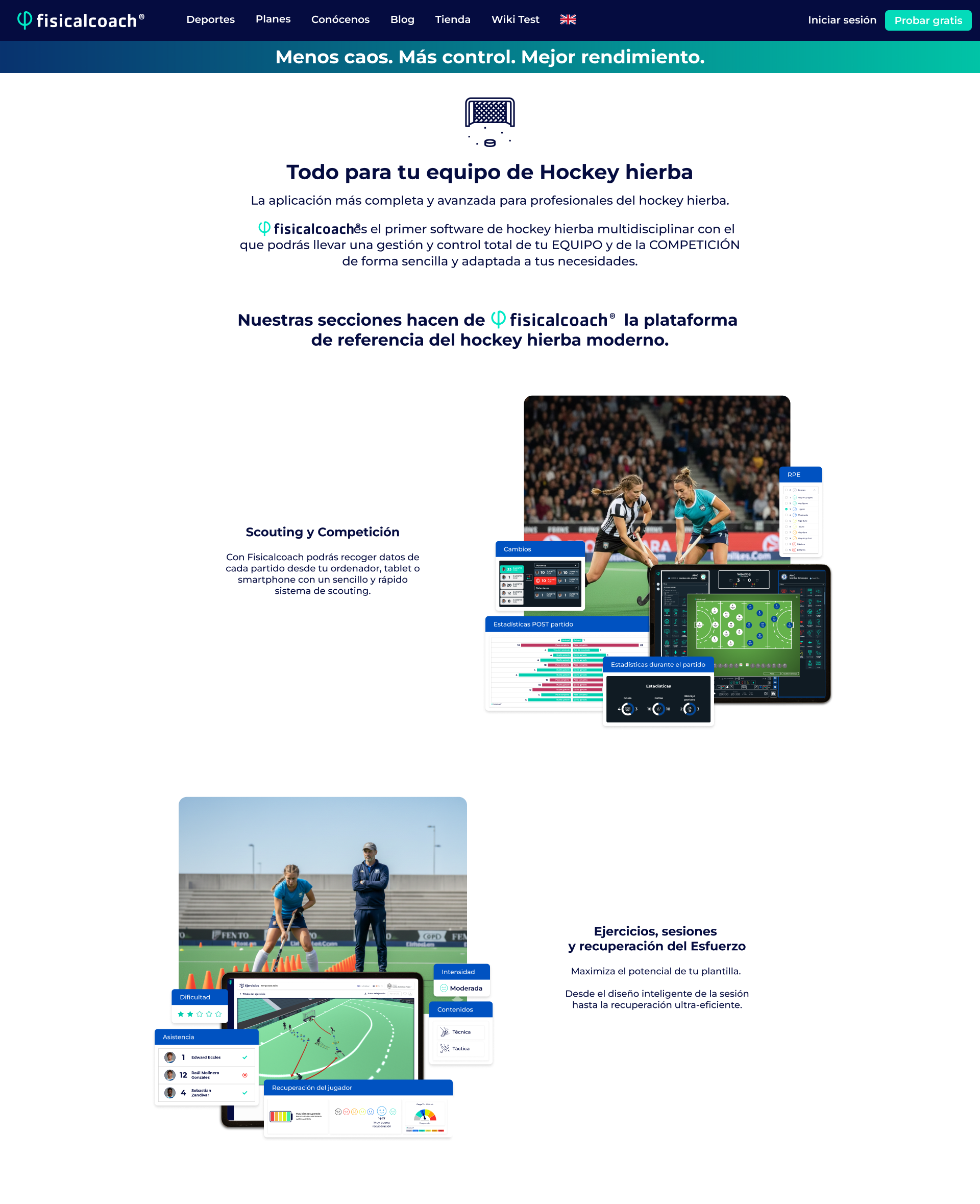 Hockey hierba Scouting y Competición